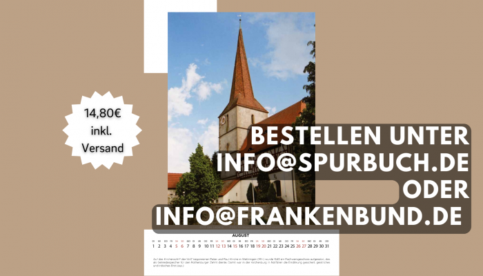 Frankenbund Kalender 2023 Nov